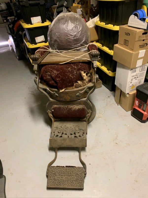 Antique Barber Chair Restoration & Repair